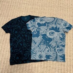 Bonobos Floral and Leaf Patterned T-Shirts